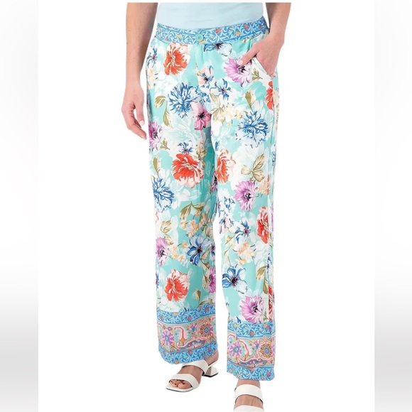 Tolani Collection Floral Wide Leg Pants - Picture 2 of 8